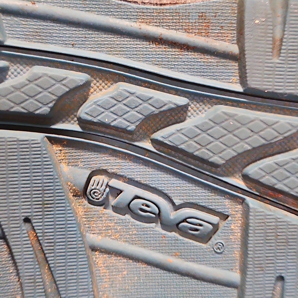 Teva Blue Patterned Strap Sandals - Picture 6 of 6